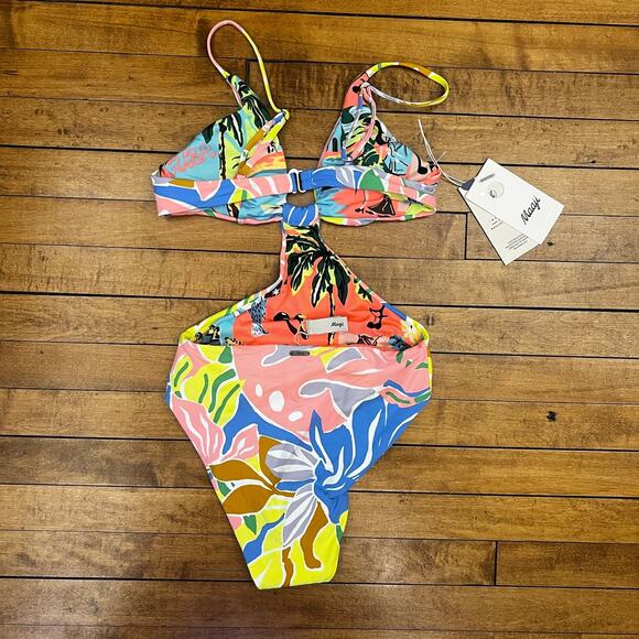 Maaji Selvatik Mimi Reversible One Piece Swimsuit sz S NEW WITH TAGS $167 - Picture 2 of 11